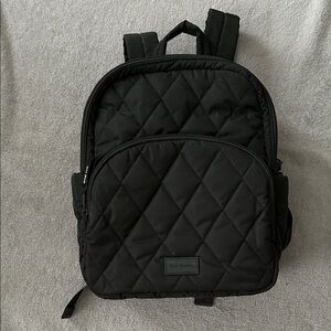 Vera Bradley Classic Black Quilted Backpack
